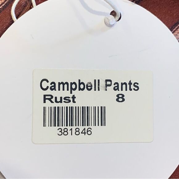 Princess Polly Campbell Pants in Rust Size 8 - Picture 9 of 13